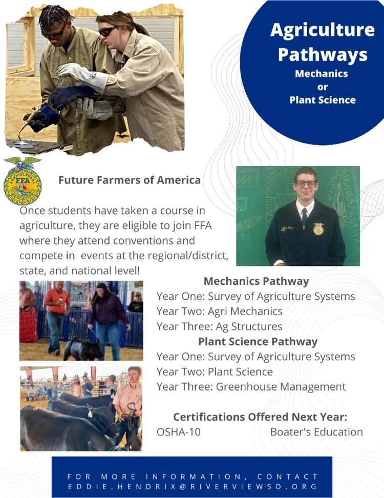 High School Agricultural Pathway