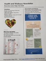 Riverview Jr. High School’s Fall Health and Wellness Newsletter